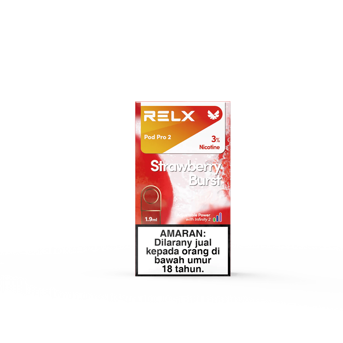 Relx Infinity Pod-Strawberry Burst