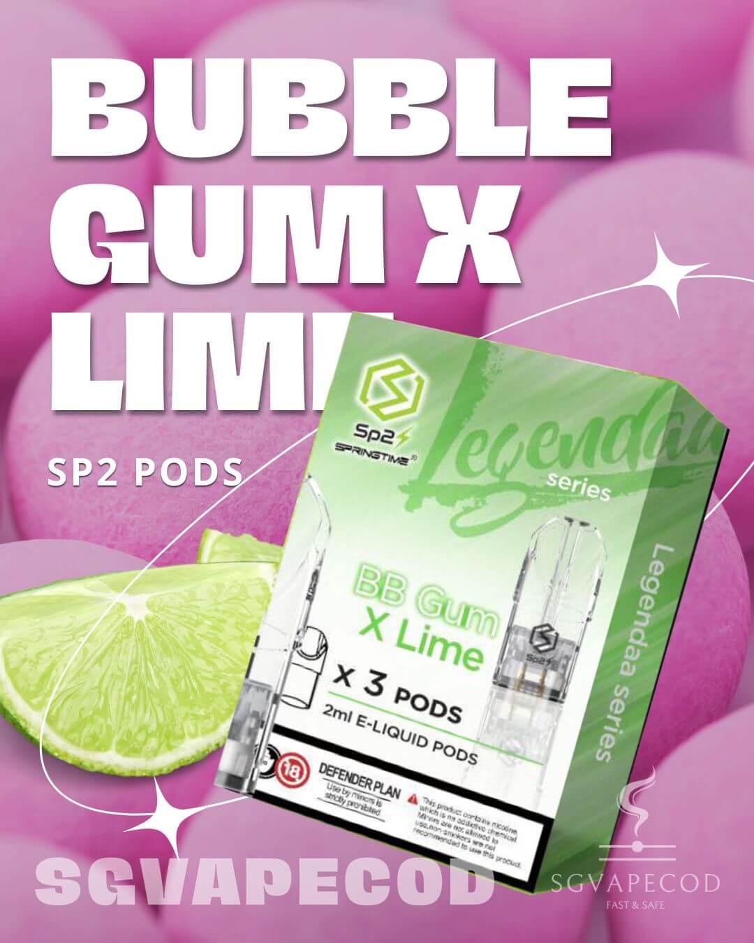 Sp2-Pod-Bubblegum-Lime-(SG VAPE COD)