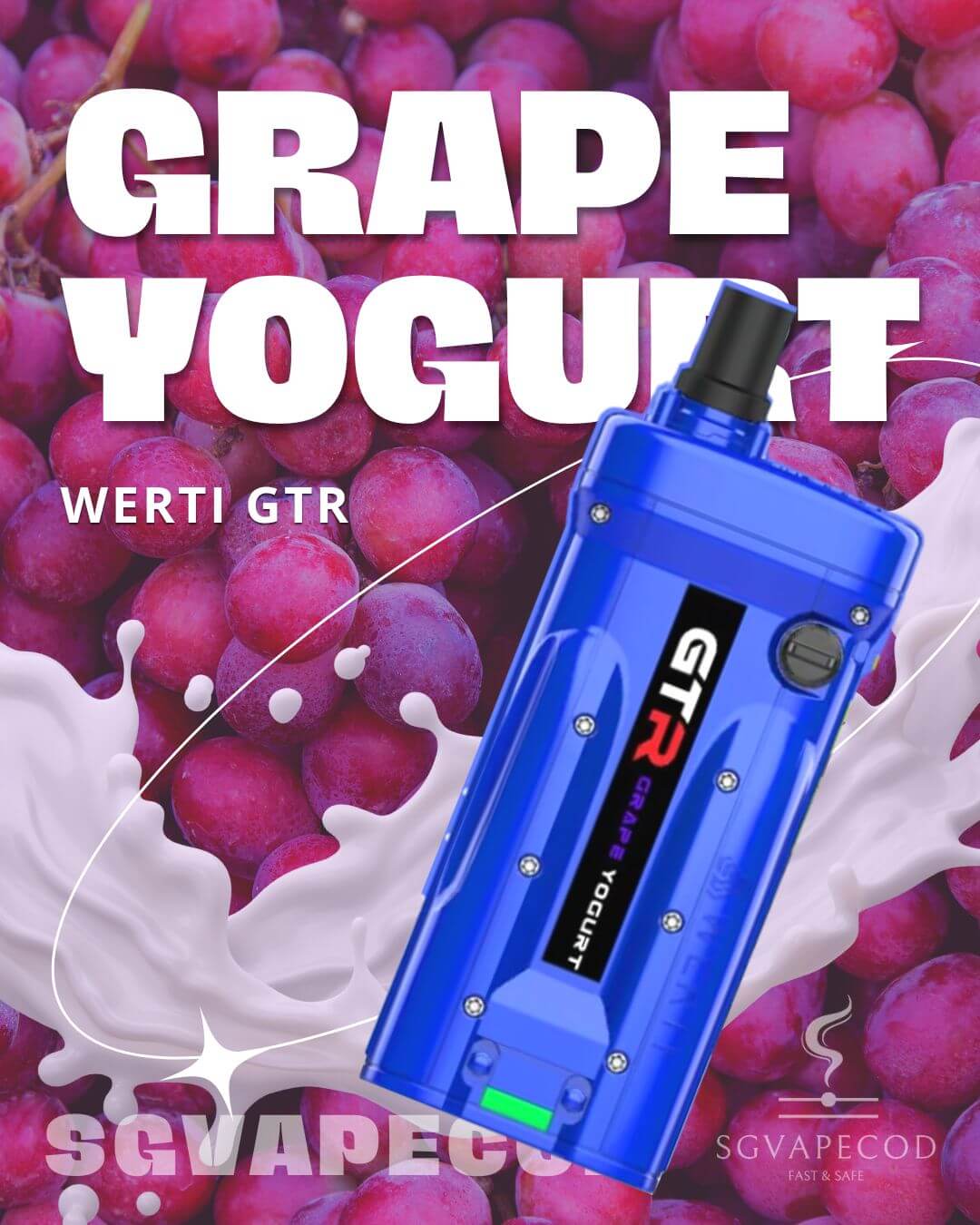Werti-GTR-10000-Grape-Yogurt-(SG VAPE COD)