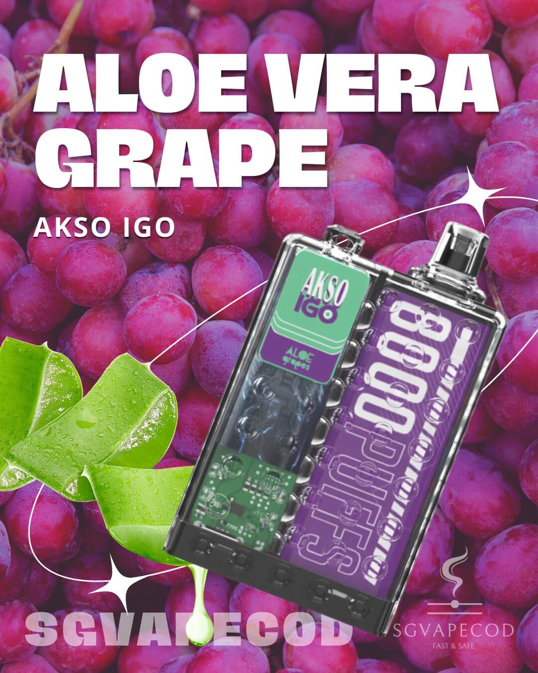 Akso IGO 8000-Aloe Vera Grape
