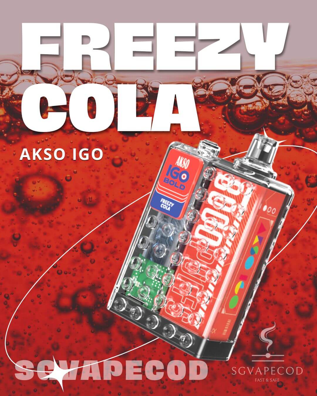 Akso IGO 8000-Freezy Cola