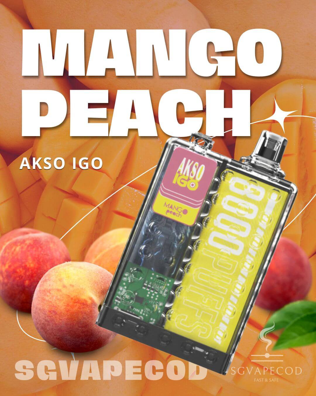 Akso IGO 8000-Mango Peach