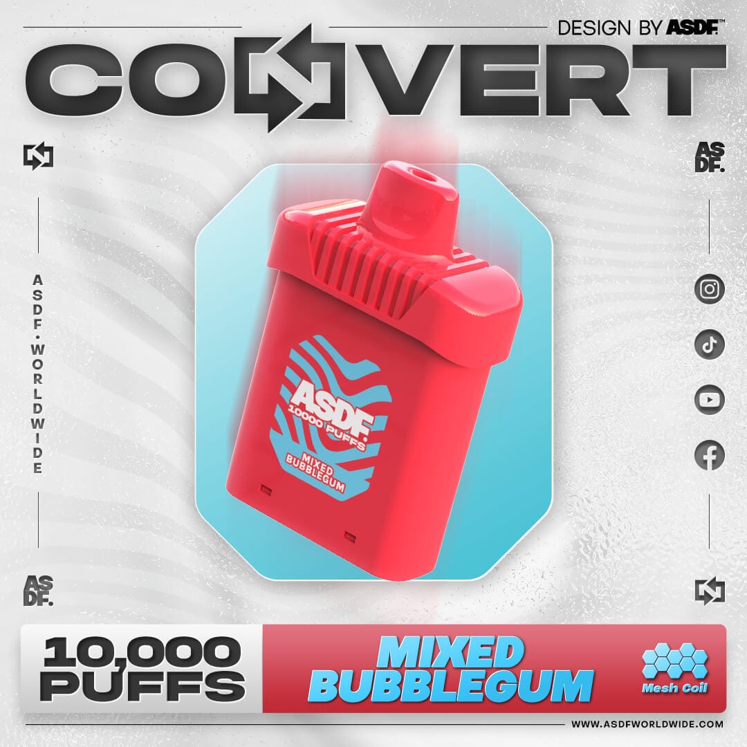 ASDF Convert 10000 Starter Kit-Mixed Bubblegum